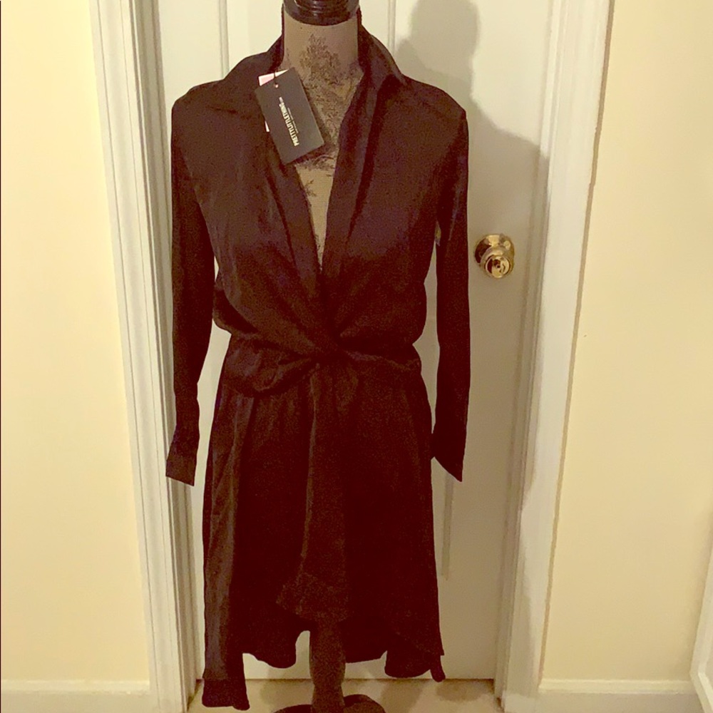 Black long sleeve dress